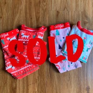 SOLD! CAT & JACK CHRISTMAS GIRL PJ’S 🎄